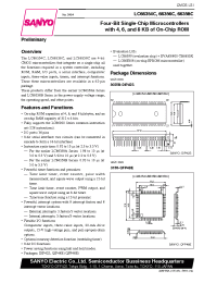 Datasheet LC66308A manufacturer Sanyo